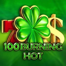 100 Burning Hot logo by Amusnet Interactive Spinbara Casino