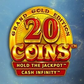 Logo of 20 Coins Grand Gold Edition from Wazdan at Spinbara Casino