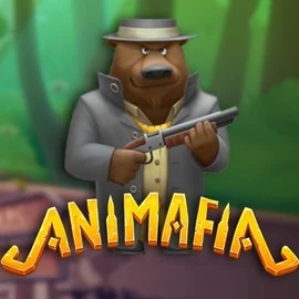 Animafia slot logo by Peter &amp; Sons at Spinbara Casino