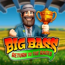 Big Bass Return to the Races by Pragmatic Play, showcased at spinbara.eu – game logo