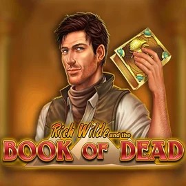 Book of Dead game by Play'n GO – logo hosted on Spinbara Casino