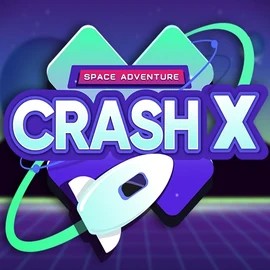 Crash X logo by Turbo Games at Spinbara CasinoCrash X