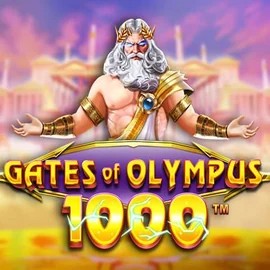 Gates of Olympus 1000 logo by Pragmatic Play Spinbara Casino