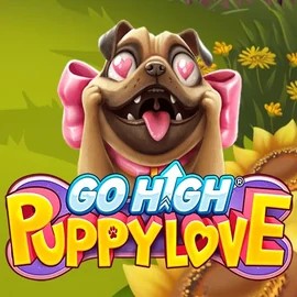Official Slots logo: Go High Puppy Love by RubyPlay at Spinbara Casino