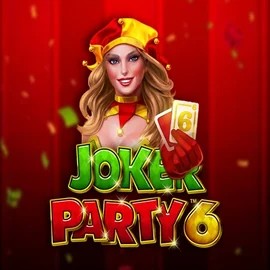 Joker Party 6 logo by Greentube at Spinbara Casino