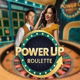PowerUP Roulette game by Pragmatic Play – logo hosted on Spinbara Casino
