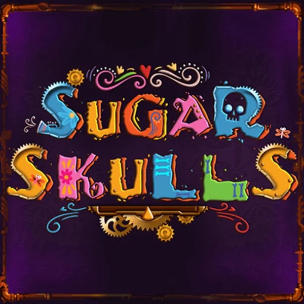 Sugar Skulls logo by Booming Games Spinbara Casino